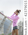 Sporty woman 42379015