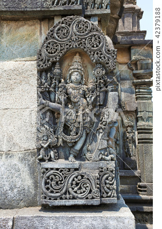 Ornate wall panel, Chennakesava temple complex 42379188