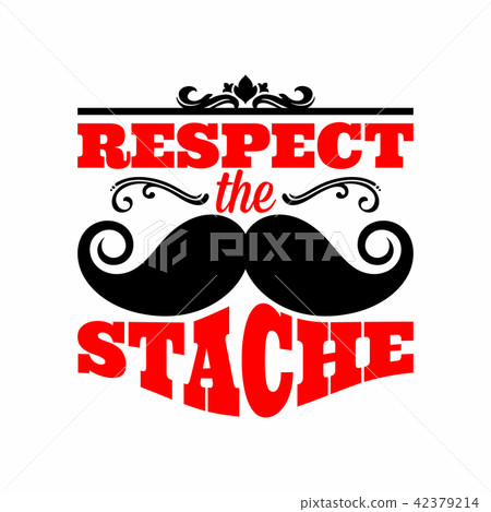 Sweat à Capuche 'Respect The Stache' - Moustache Drôle Et Stylée - Cadeau Pour Barbus