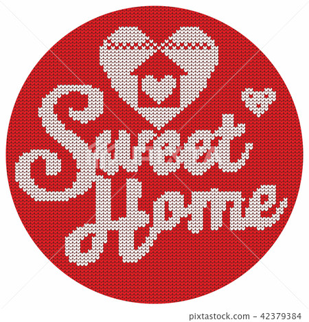 Knitting. Christmas vector background. Sweet home Knitting. Christmas vector background. Sweet home 42379384
