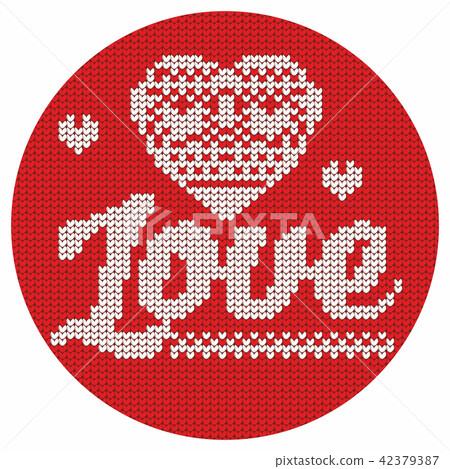 Knitting. Christmas vector background. Love. Knitting. Christmas vector background. Love. 42379387
