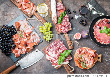 Traditional Spanish ham Traditional Spanish ham 42379491