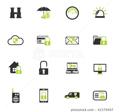 security icon set 42379497