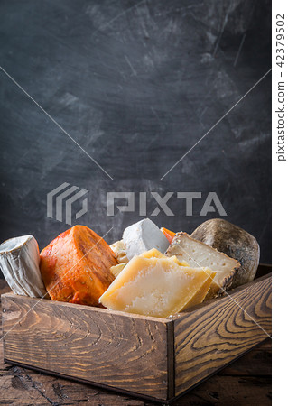 various types of cheese 42379502