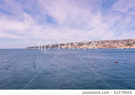 View of the coast of Naples, Italy. View of the coast of Naples, Italy. 42379608