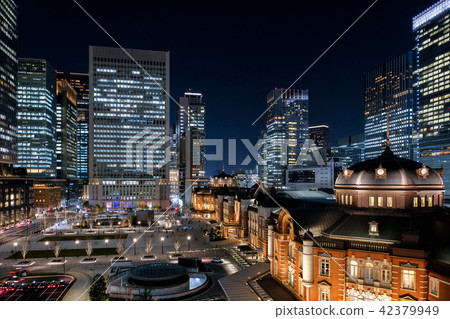 東京站(夜景) 東京站(夜景) 42379949