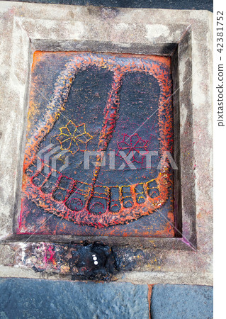 Footprint of Lord Vishnu, Chennakeshava temple 42381752