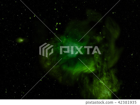 Star field in space and a nebulae 42381935