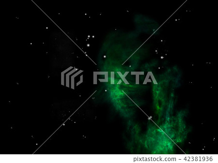 Star field in space and a nebulae 42381936