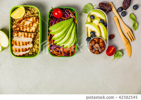 Healthy lunch in boxes Healthy lunch in boxes 42382545