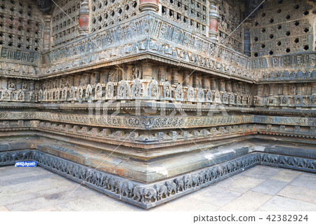Decorative friezes, Chennakeshava temple, Belur 42382924