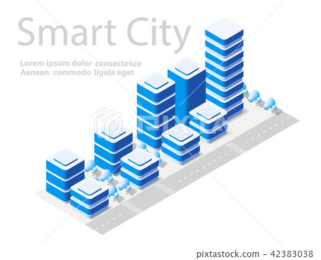 map of city on white design - Stock Illustration [42383038] - PIXTA