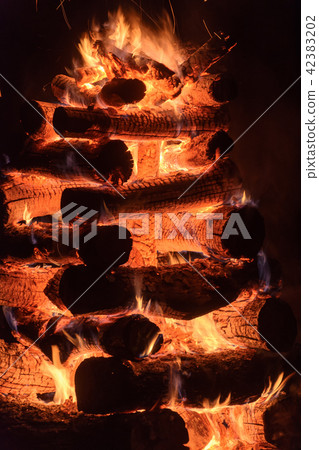 Bonfire of Saint John typical brazilian folklore Bonfire of Saint John typical brazilian folklore 42383202