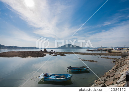 Landscape of small harbor Landscape of small harbor 42384152