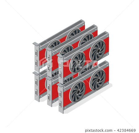 Video card set of mining bitcoin Video card set of mining bitcoin 42384669