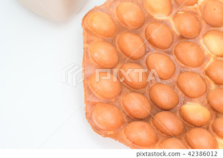 Hong Kong waffle, egg puff, cake, food, eat 42386012