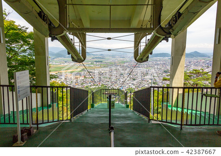 滋賀縣八幡山索道山頂 滋賀縣八幡山索道山頂 42387667