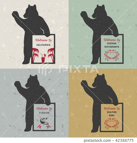 Set Sign Fun Bears 42388775
