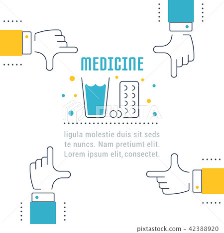 Website Banner and Landing Page of Medicine. Website Banner and Landing Page of Medicine. 42388920