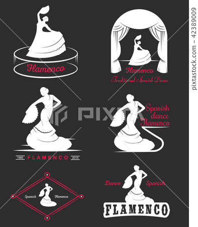 Set Logos and Badges Flamenco Set Logos and Badges Flamenco 42389009