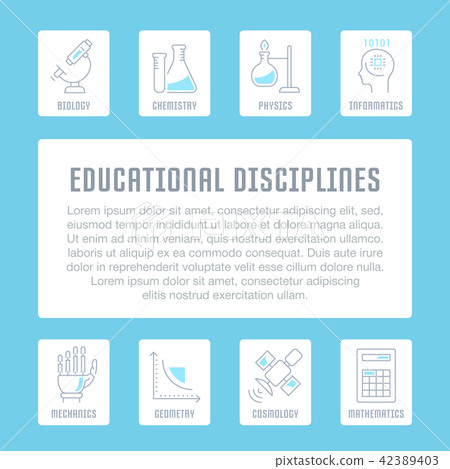 Website Banner of Educational Disciplines. Website Banner of Educational Disciplines. 42389403