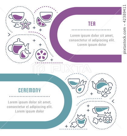 Website Banner and Landing Page of Tea Ceremony. Website Banner and Landing Page of Tea Ceremony. 42389411