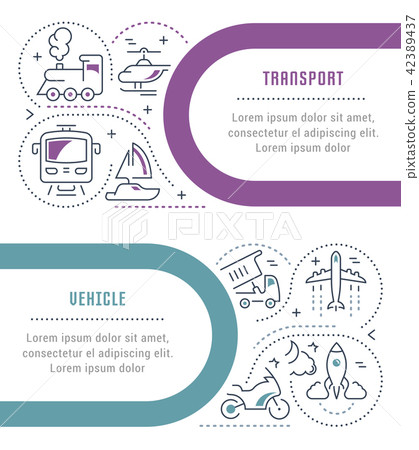 Website Banner and Landing Page of Transport. 42389437