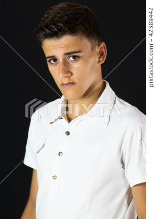 Close up of a 16 Y Boy Close up of a 16 Y Boy 42389442