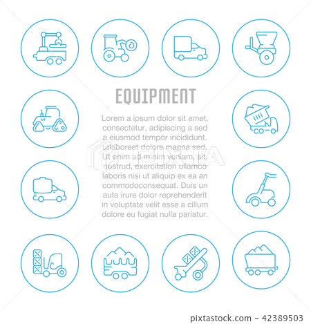 Website Banner and Landing Page of Equipment. 42389503