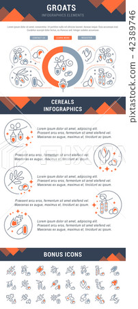 Website Banner and Landing Page of Groats. Website Banner and Landing Page of Groats. 42389746