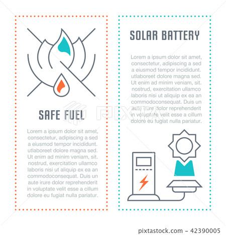 Website Banner of Electric Vehicle. 42390005