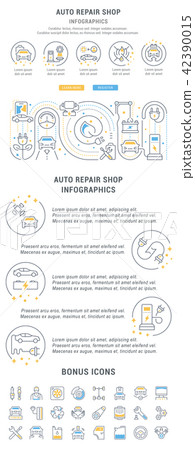 Website Banner of Auto Repair Shop. Website Banner of Auto Repair Shop. 42390015