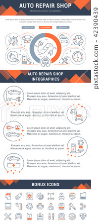 Website Banner of Auto Repair Shop. Website Banner of Auto Repair Shop. 42390439