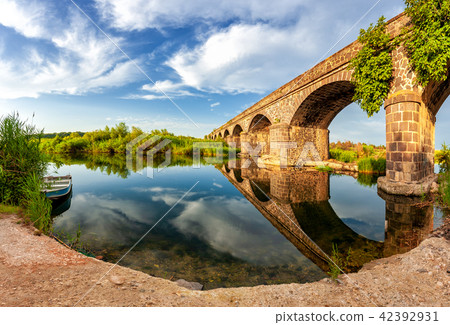Overview of the Bridge on the river Cedrino 42392931