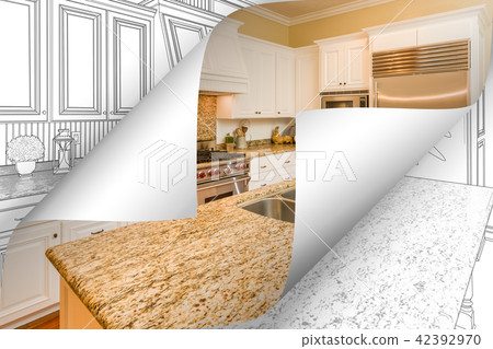 Kitchen Photo Page Corners Flips a Drawing Behind Kitchen Photo Page Corners Flips a Drawing Behind 42392970