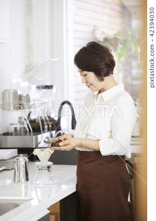 Cafe, Barista, Korean Cafe, Barista, Korean 42394030