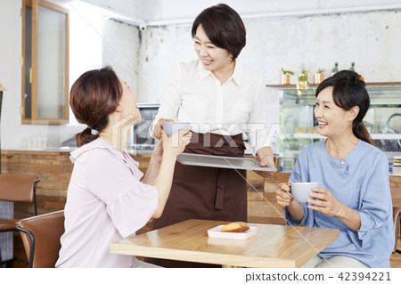 Cafe, Barista, Friends, Korean 42394221