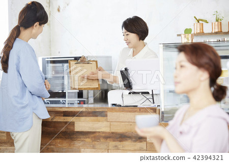 Cafe, Barista, Friends, Korean 42394321