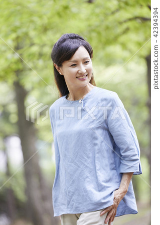 生活,公園,中年,韓國 生活,公園,中年,韓國 42394394