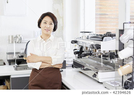 咖啡廳,咖啡師,韓國菜 咖啡廳,咖啡師,韓國菜 42394626