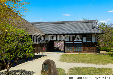 Old private house in urban agricultural park 42395174