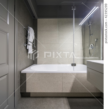 Stylish bathroom in hotel 42395299