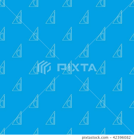 Ruler angle pattern vector seamless blue 42396082
