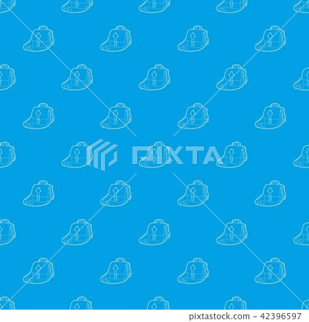 Postal bag pattern vector seamless blue 42396597