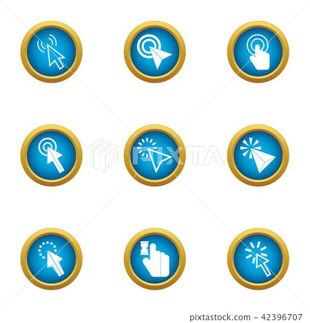 Snap icons set, flat style Snap icons set, flat style 42396707