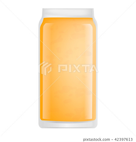 Apricot smoothie icon, realistic style Apricot smoothie icon, realistic style 42397613