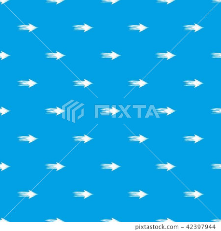 Linear abstract arrow pattern vector seamless blue 42397944