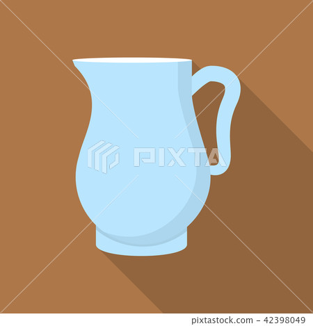 Jug icon, flat style Jug icon, flat style 42398049