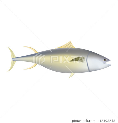 Download Yellowfin Tuna Fish Mockup Realistic Style Stock Illustration 42398218 Pixta PSD Mockup Templates