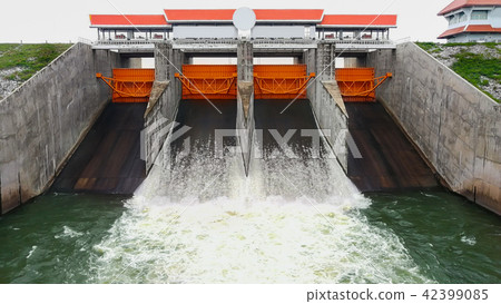 Flood, Thailand, Dam, Water, Hydroelectric Power Flood, Thailand, Dam, Water, Hydroelectric Power 42399085